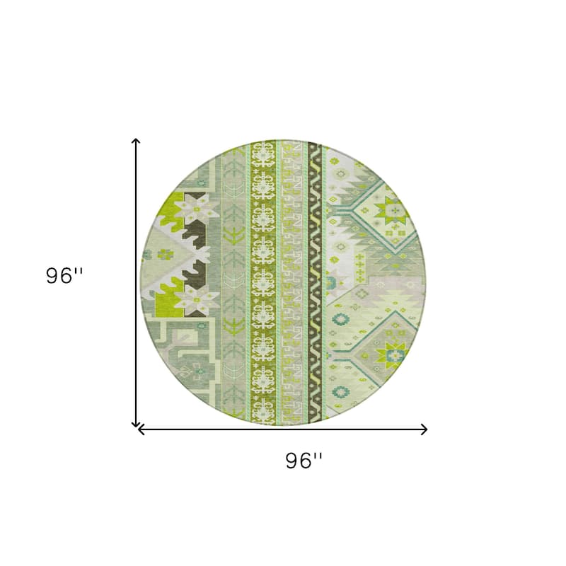 HomeRoots Aztec Transitional Rectangle Outdoor Rug