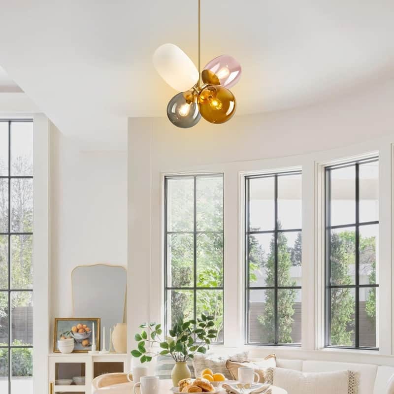 Modern hanging lighting colorful kids room lights metal pendant light