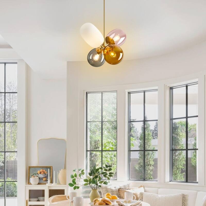 Modern hanging lighting colorful kids room lights metal pendant light