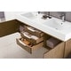 preview thumbnail 8 of 13, James Martin Vanities Mercer Island 59" Double Vanity, Latte Oak with Brushed Nickel Hardware