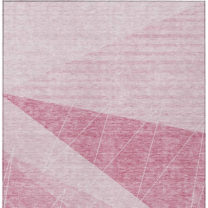 HomeRoots Geometric Transitional Rectangle Outdoor Rug