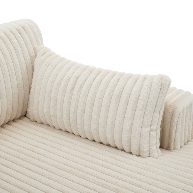 DREAMSIDEA Oversized Right Facing Chaise Lounge Lofa