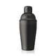 preview thumbnail 1 of 2, True Contour Gunmetal Cocktail Shaker, 18 oz Stainless Steel Cobbler Shaker With Cap And Strainer