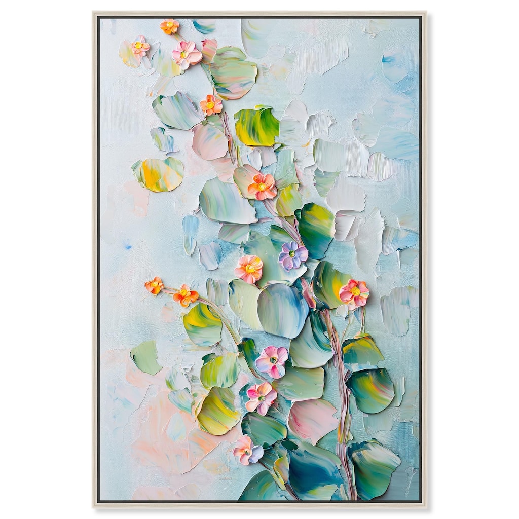 Textured Tendrils I Canvas by Art Remedy