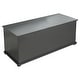 preview thumbnail 5 of 5, Black Storage Chest Trunk Lift Top Wood Box for Entryway