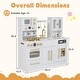 preview thumbnail 5 of 18, Gymax Wooden Kitchen Playset w/Realistic Lights & Sounds Stoves Sink