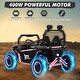 preview thumbnail 8 of 23, 24V Ride On Car Utv 2 Seater, Off-Road Kids Electric Vehicles with Metal Frame