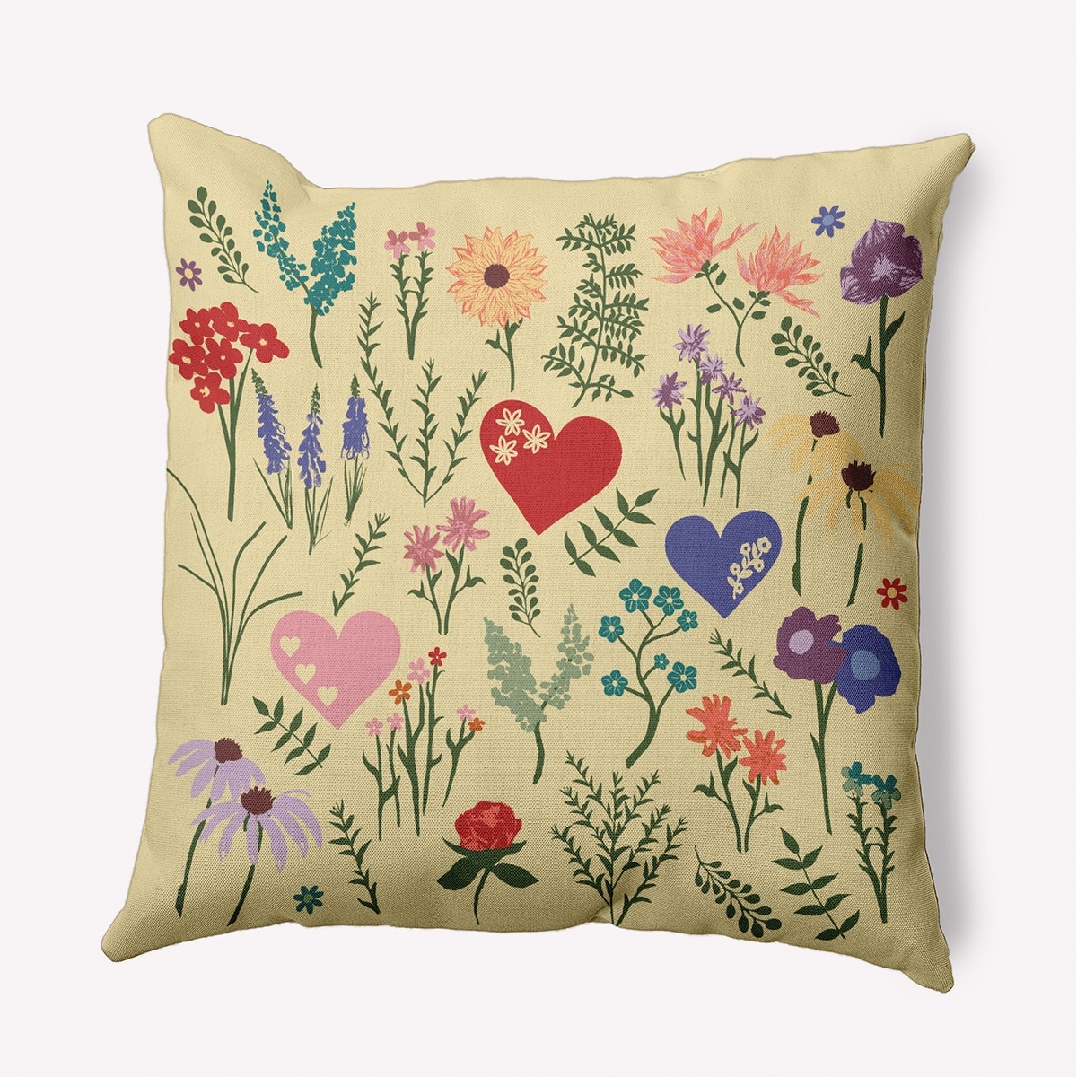 Valentine Garden Accent Pillow