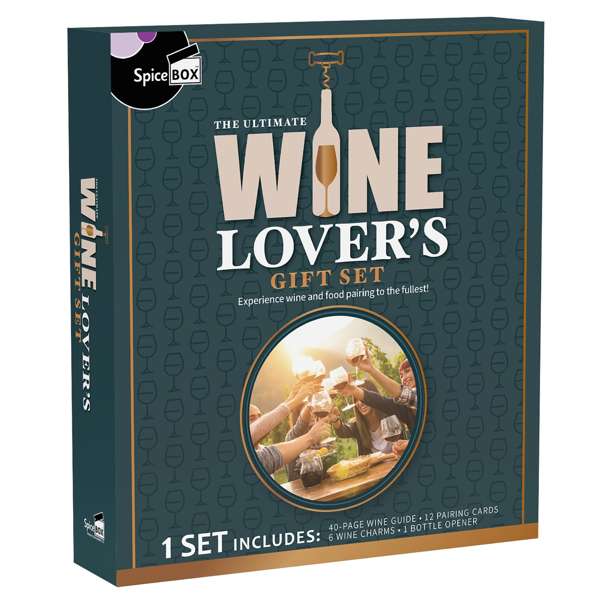 SpiceBox Gift Box Wine Enthusiast Set Elevate Your Wine Experience and Become a Connoisseur Multi