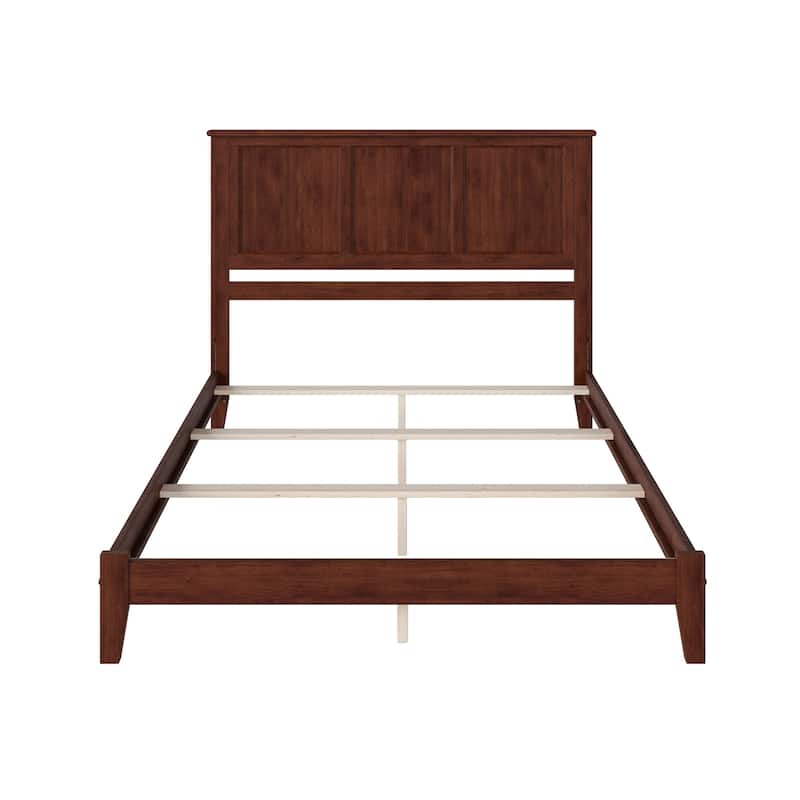 Madison King Foundation Bed in Walnut