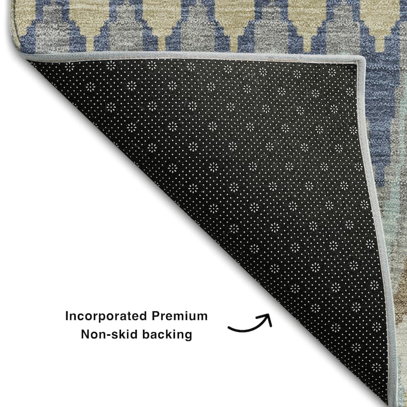 Premium Washable Super Soft Modern Flair Mayfield Rug