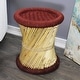 preview thumbnail 40 of 76, Natural Geo Moray Decorative Handwoven Jute Accent Stool