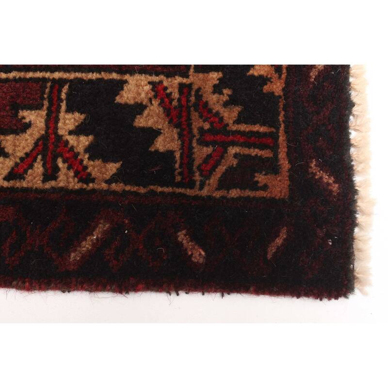 ECARPETGALLERY Hand-knotted Teimani Red Wool Rug - 3'0 x 4'8