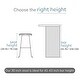 preview thumbnail 7 of 72, MH London Romboss Handmade Mango Wood Saddle Seat Stool