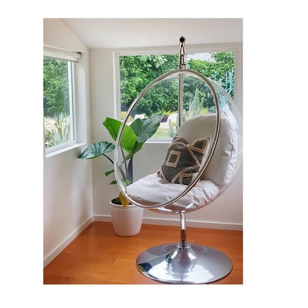 Hanging Silver Bubble Chair with Stand Bed Bath & Beyond 35418552