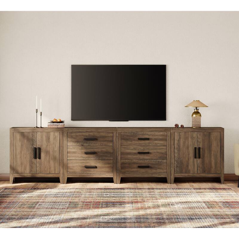 WAMPAT Buffet Cabinet with Drawers & Doors