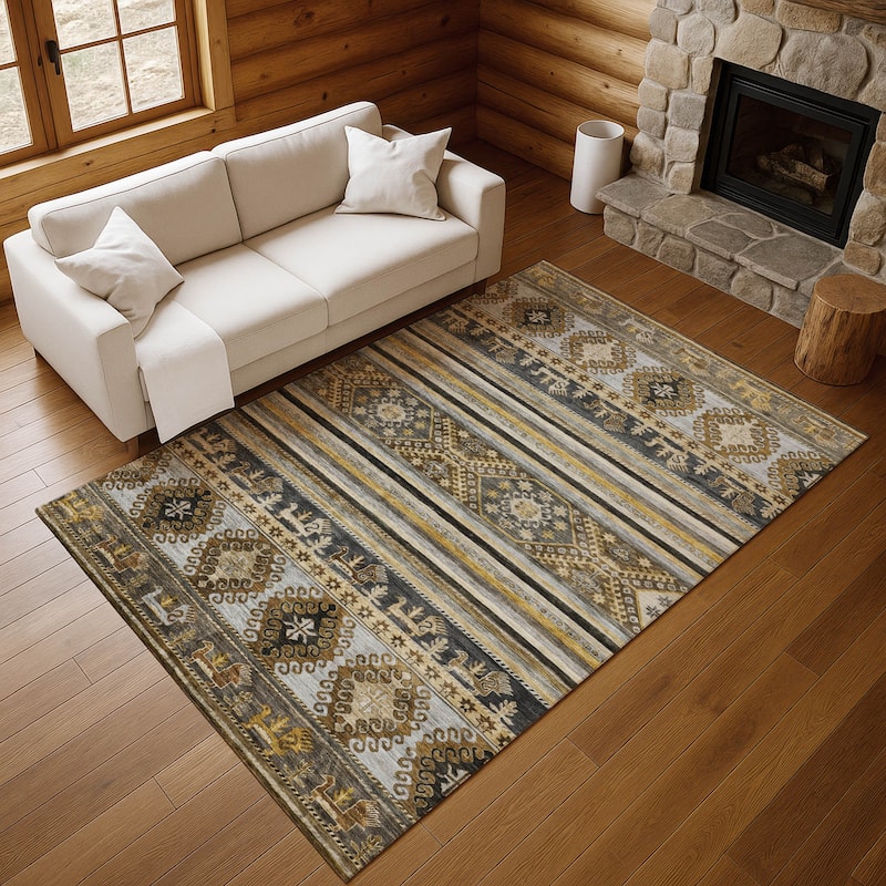 Premium Washable Super Soft Boho Global Mayfield Rug