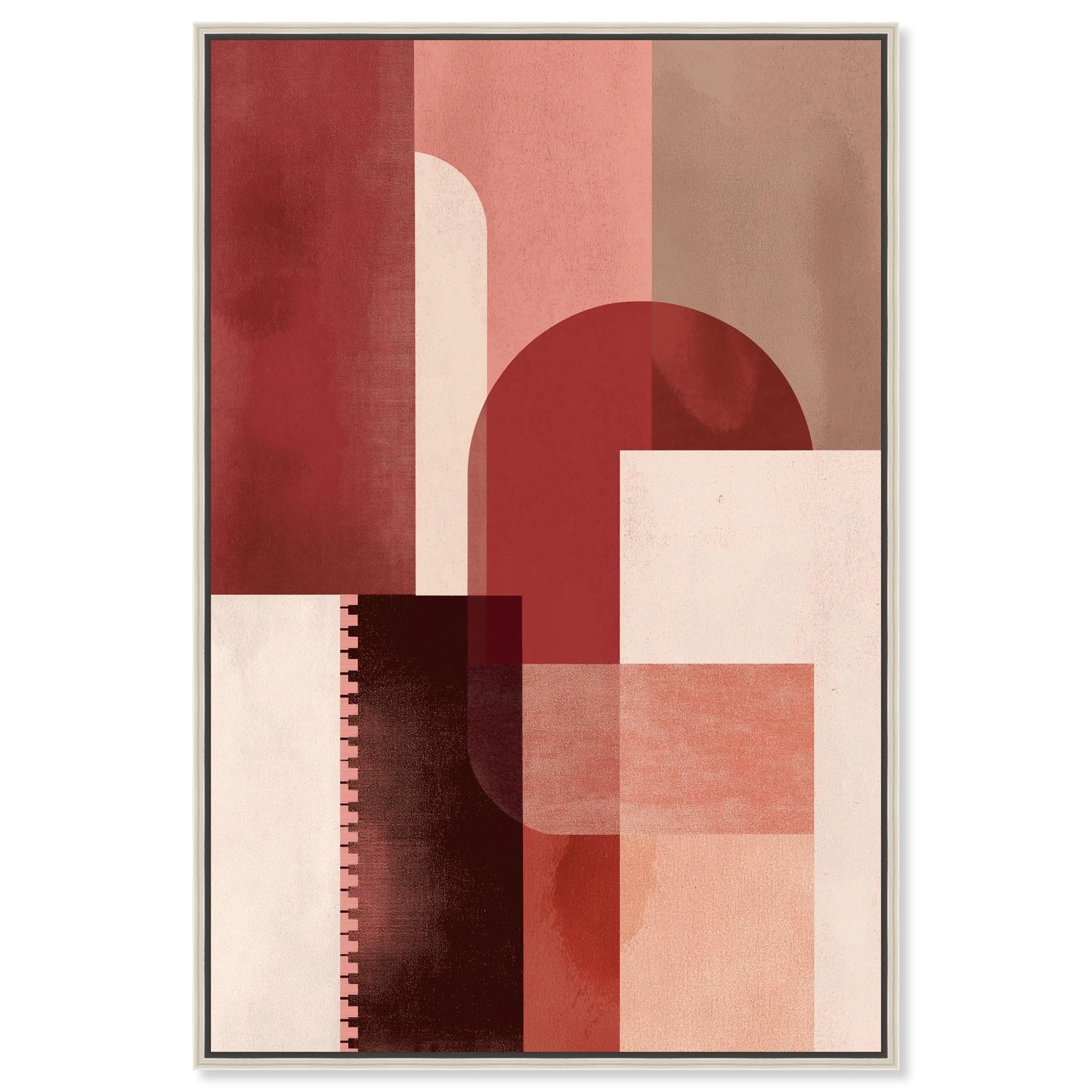 Urban Dusk III Boho Living Room Art Framed Canvas Print by Art Remedy