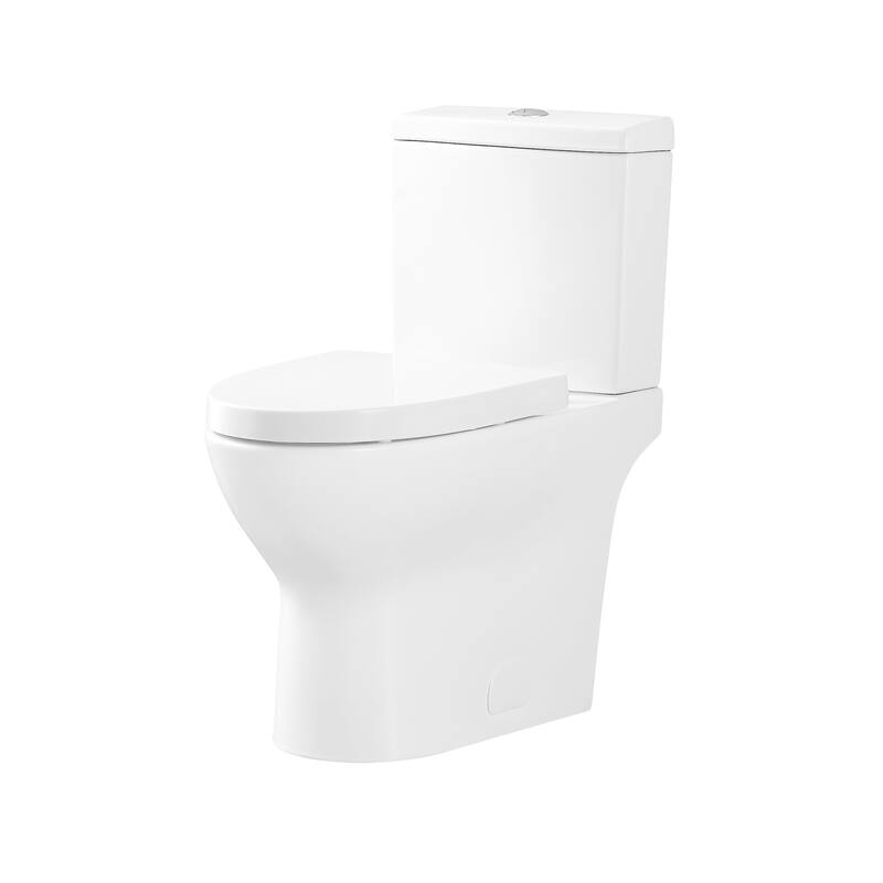 Beverly 2-Piece 1.1/1.6 GPF Dual Flush Elongated Toilet in White, Seat Included