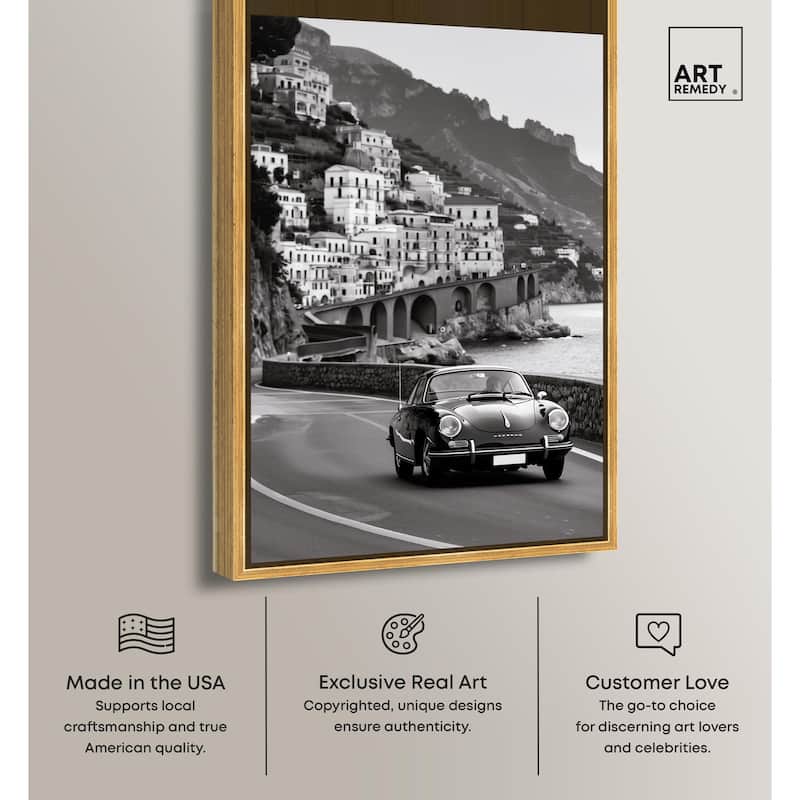 Drive through the Town Canvas by Art Remedy