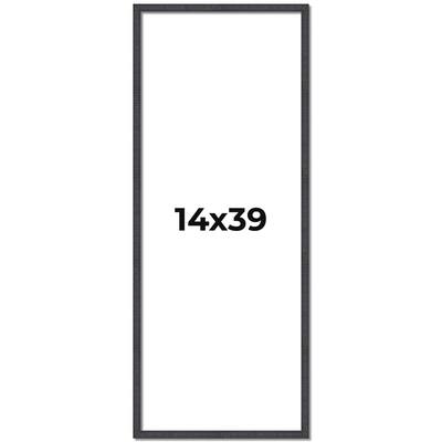 14x39 Frame Brown Picture Frame - Complete Modern Photo Frame Includes