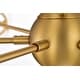 preview thumbnail 14 of 44, Masakee 12-light Sputnik Metal Chandelier with Clear Glass Globe Shades