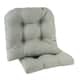 Gripper Non-Slip 17" x 17" Omega Tufted Chair Cushions, Set of 2