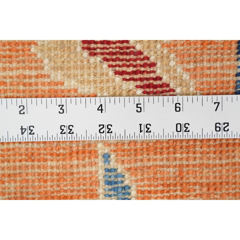 Hand Knotted Oriental 100% Wool Carpet Transitional Floral Beige & Ivories Oushak Area Rug - 9' 11'' X 8' 4''
