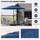 preview thumbnail 67 of 68, Costway 10 ft 3-tier Vented Patio Umbrella Large Market Table Umbrella