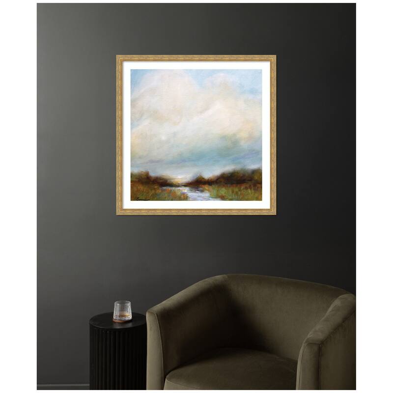 Kate and Laurel Tranquility by Mary Sparrow Framed Wall Art Print