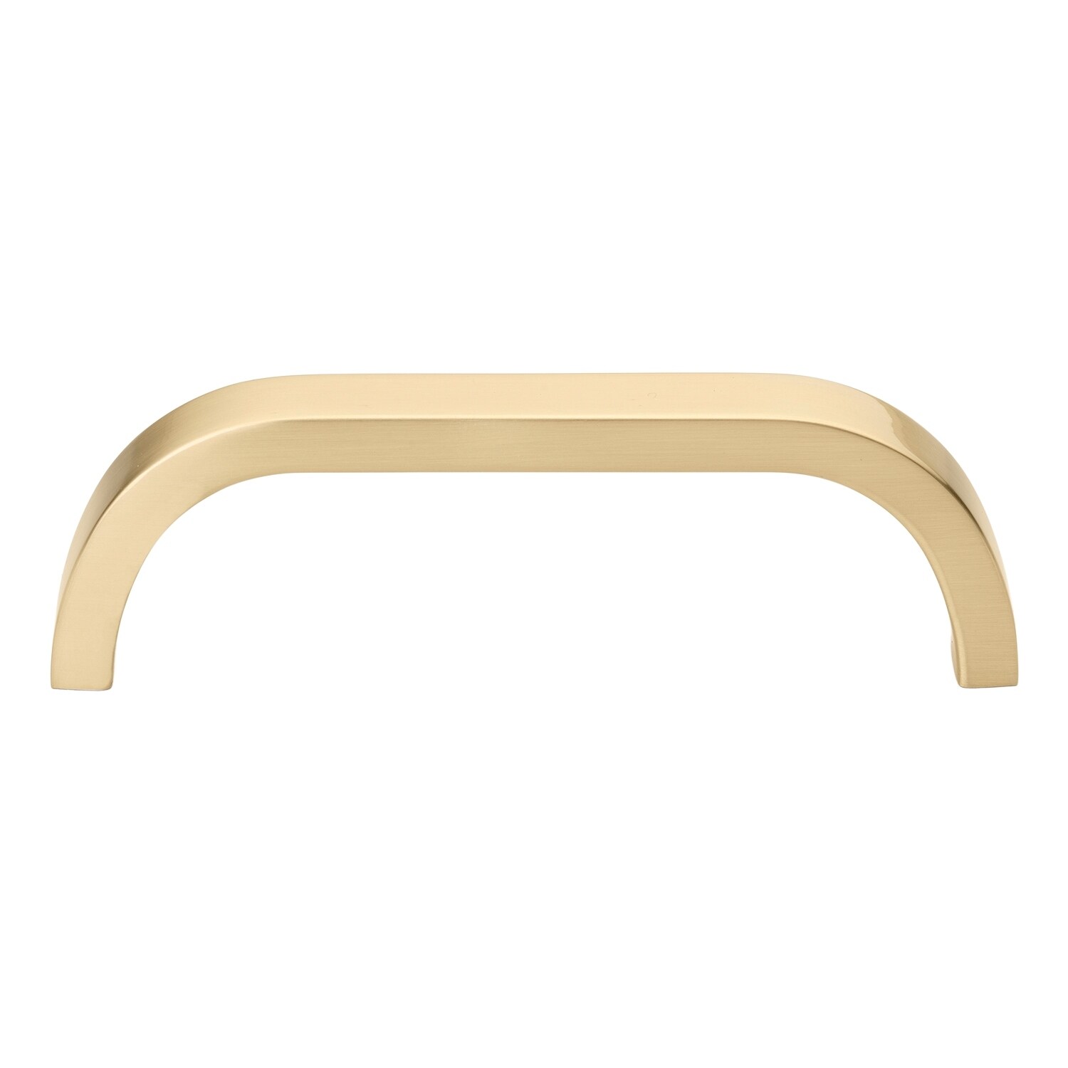GlideRite 3.75 inch Center Solid Curved Bar Pull Cabinet