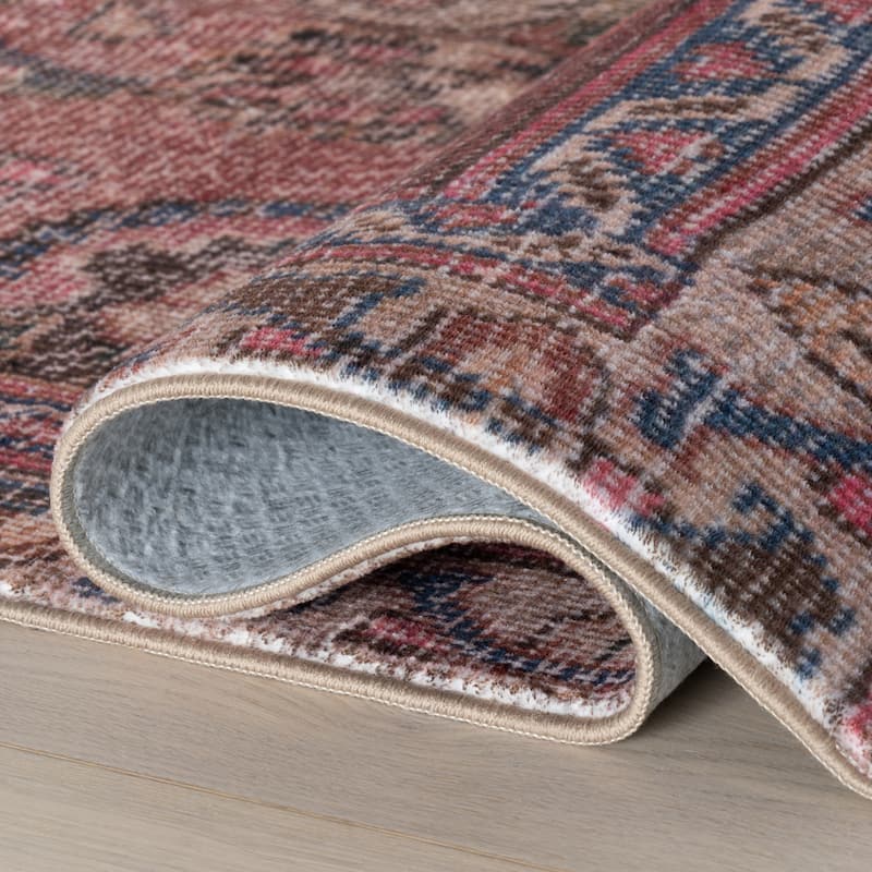 Nuloom Corisandi Traditional Medallion Washable Rug