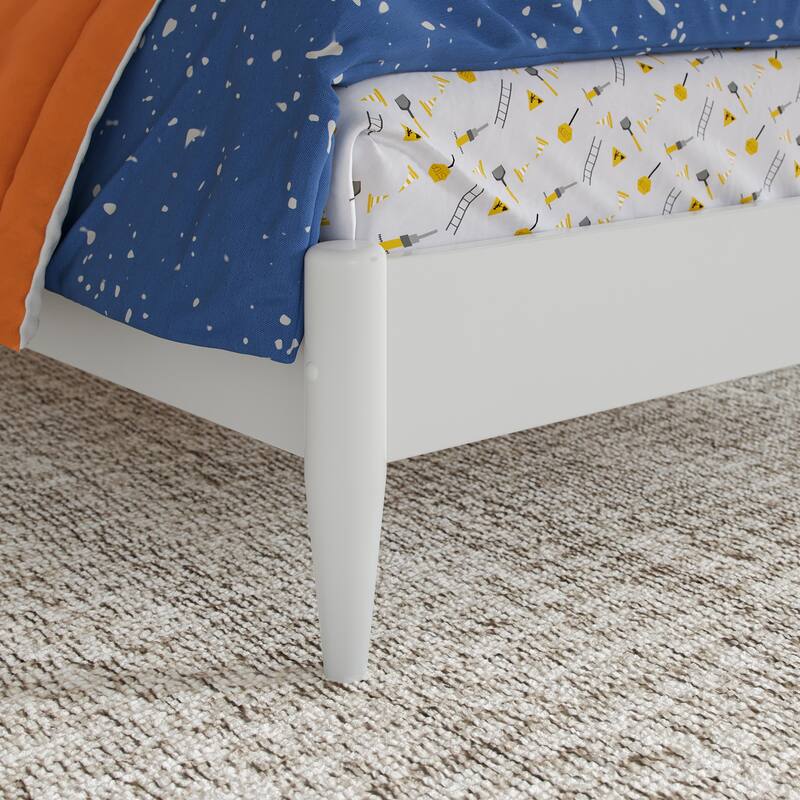 Naples Solid Wood Low Profile Platform Bed