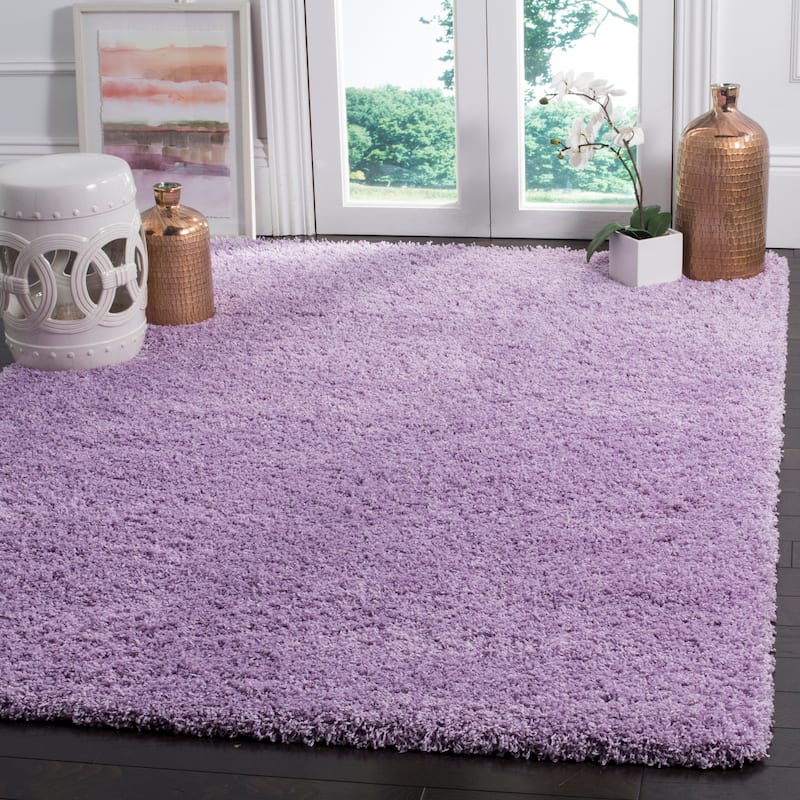 SAFAVIEH Laguna Shag Verdiana Solid 2-inch Thick Rug