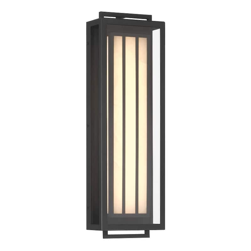The Great Outdoors 77501-L Eastly 22" Tall LED Outdoor Wall Sconce - Sand Coal