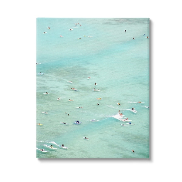 slide 2 of 13, Stupell People Swimming in Summer Canvas Wall Art Design By Sisi and Seb 16 x 20