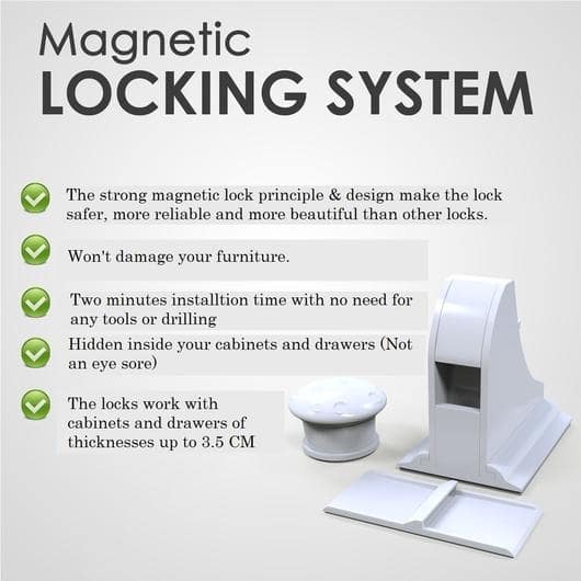 Shop Elitebaby Magnetic Cabinet Locks No Tools Or Drilling