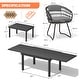 preview thumbnail 17 of 32, 7/9/11PC Outdoor Aluminum Expandable Patio Dining Sets Table with Wicker Chair