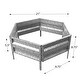 preview thumbnail 2 of 3, Nature Spring Raised Garden and Flower Bed Kit