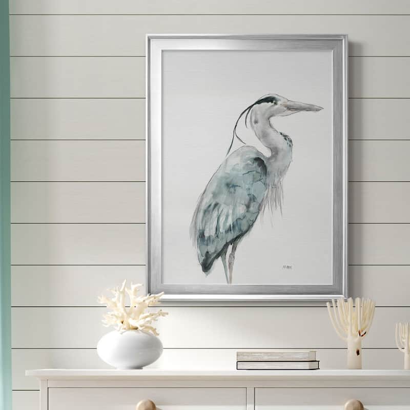 BLUE HERON I Premium Framed Canvas - Ready to Hang
