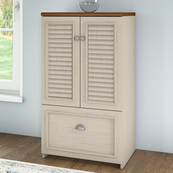 Copper Grove Samtredia 41.7-inch Cabinet with Drawer - 23.74"L x 16.06"W x 41.69"H. Opens flyout.