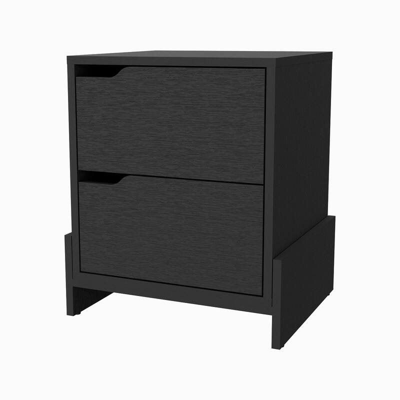 2-Drawer Nightstand in White