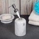 preview thumbnail 2 of 8, Creative Home Spa Collection Natural White Marble Liquid Soap Dispenser, Lotion Dispenser
