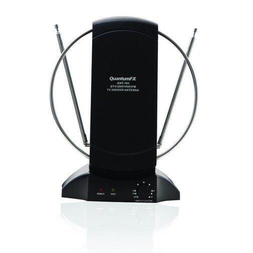 QFX ANT101 Amplified Indoor TV Antenna