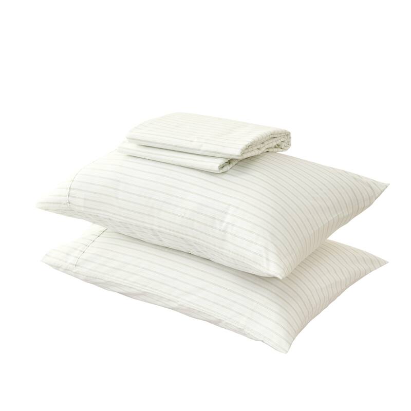 Premium Striped Microfiber Sheet Set