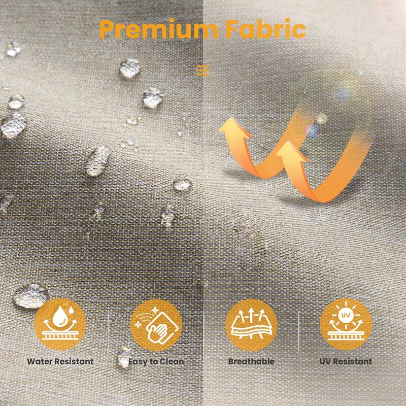 ​​OVIOS 5-Piece Outdoor Wicker Set With Ottoman