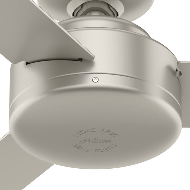 Hunter 52" and 44" Presto Ceiling Fan w/ Wall Control - Contemporary, Industrial, Scandinavian