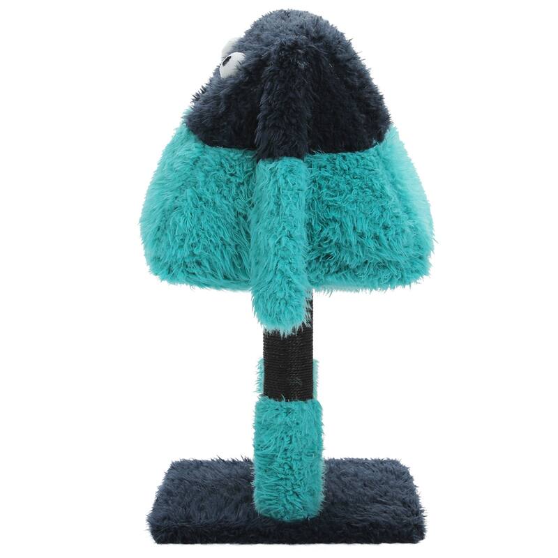 Indoor cat tower with cat condo and sisal scratching post - Blue