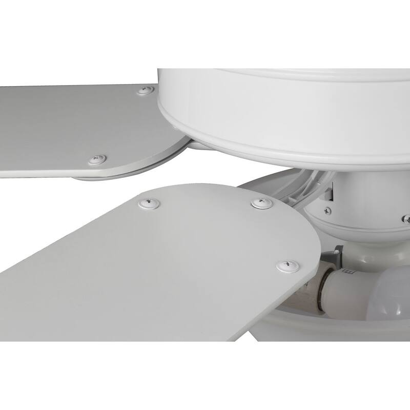 AirPro Collection 52" Five-Blade Ceiling fan with White Etched Light Kit - 10.250" x 24.500" x 13.000"