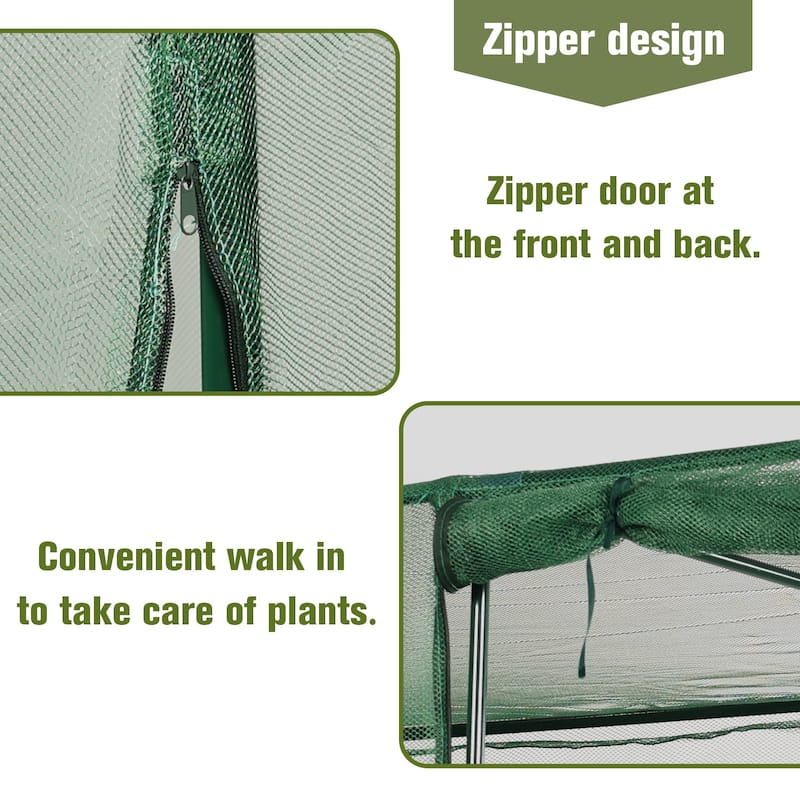 Aoodor 8'x4'x6' Crop Cage Plant Protection Netting Tent with Zipper